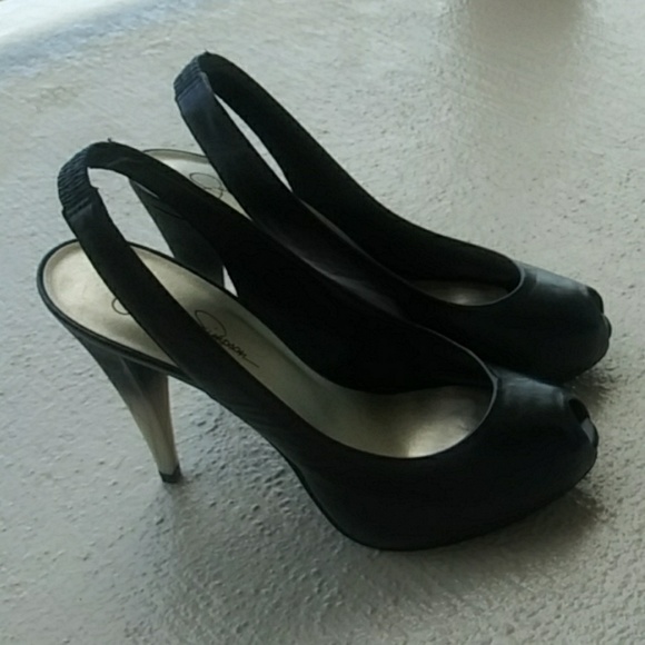 Jessica Simpson peep toe platform pump - Picture 3 of 8